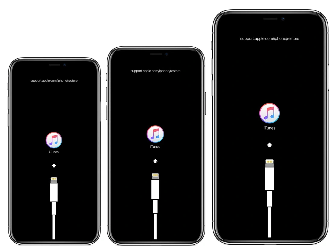 iPhone in recovery mode aansluiten