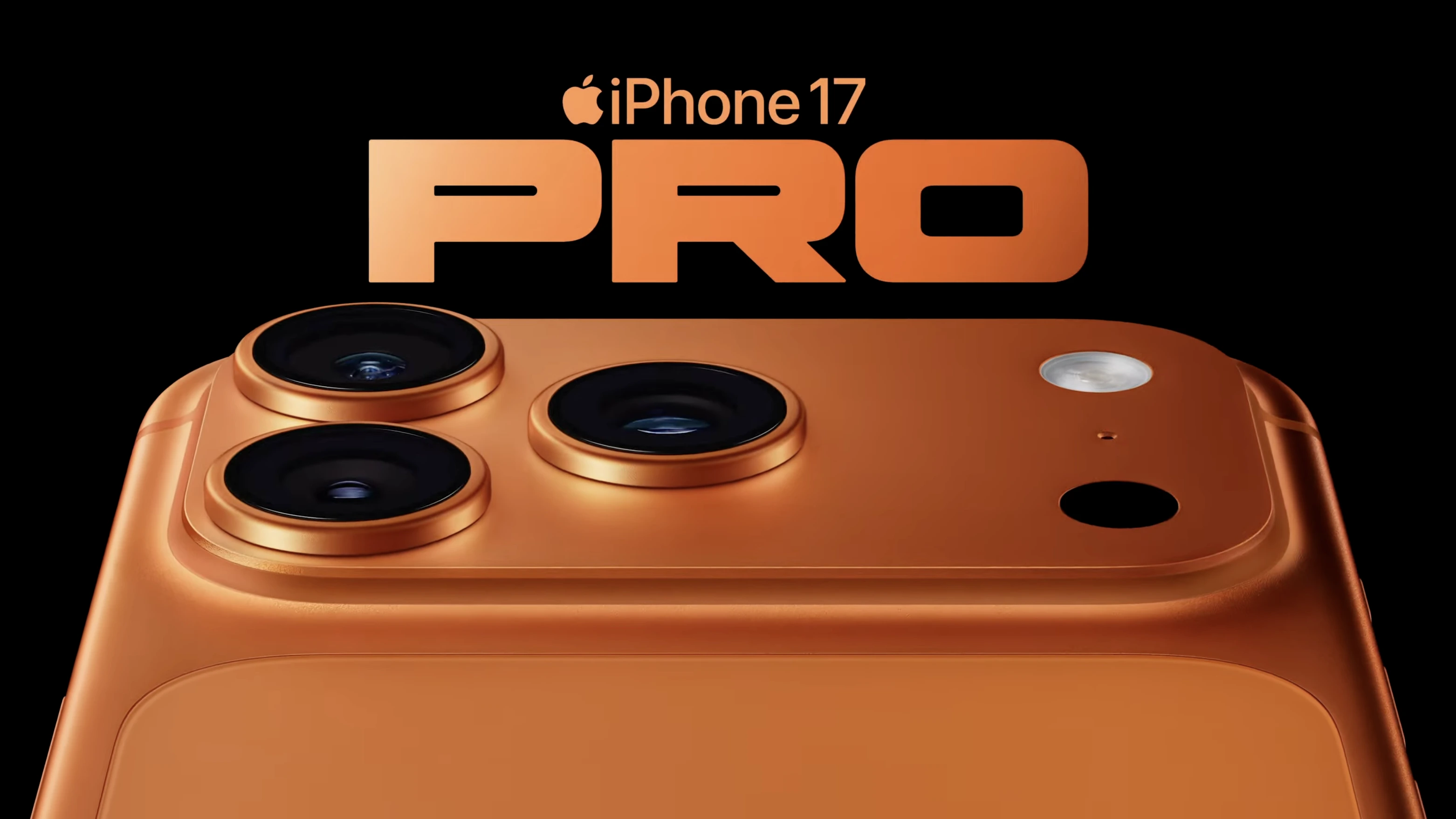 Het nieuwe design achterkant iPhone 17 pro