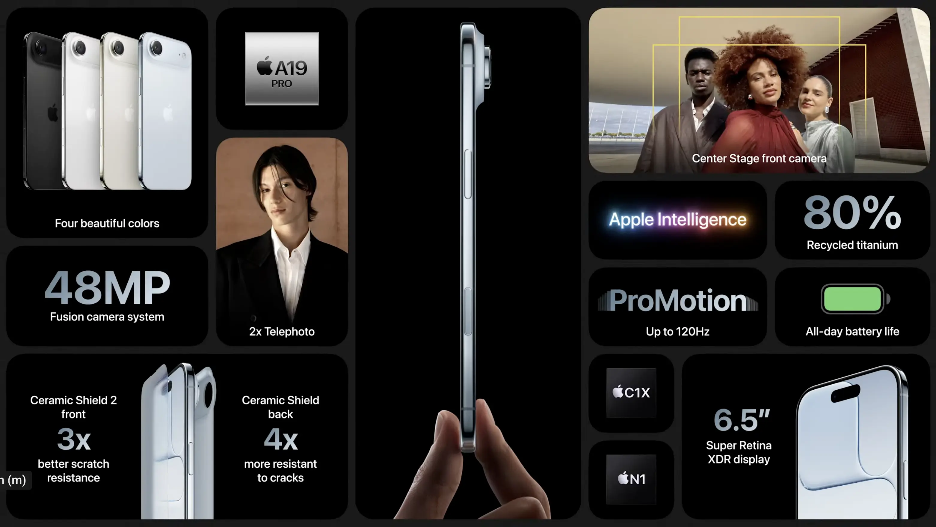 Overzicht specs iPhone 17 Air