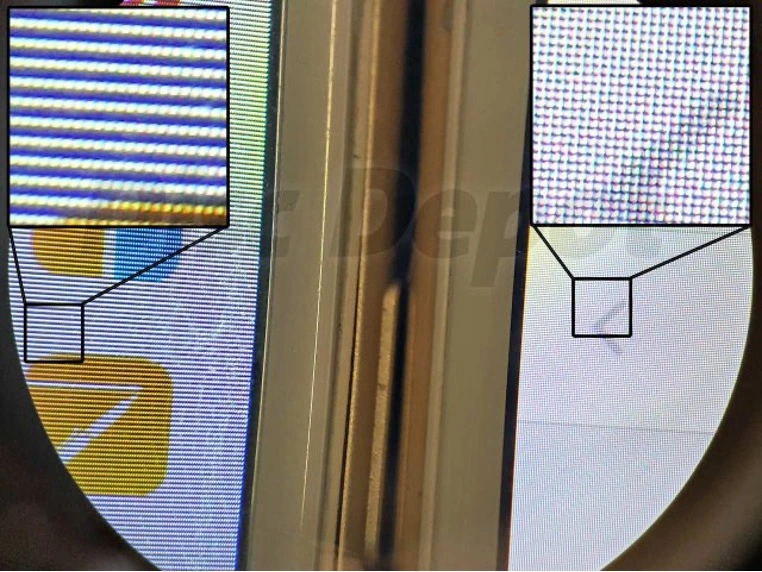 Verschil pixels bij originele OLED en Copy oled iPhone